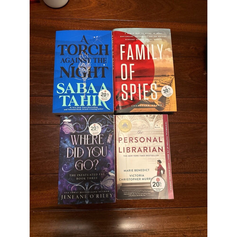 4 Book Bundle – Historical Fiction & Fantasy Novels | Sabaa Tahir, Marie Benedic